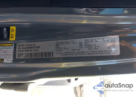 2021 Jeep Wrangler 4Xe Unlimited Sahara 4X4 из США, поврежденный, VIN 1C4JJXP66MW757606